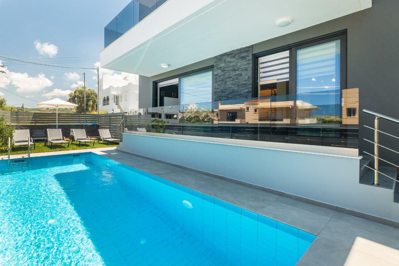 Nisos Villa, Pool & Heated Spawhirlpool, Walking To Beach, By Thinkvilla Sfáka Eksteriør billede