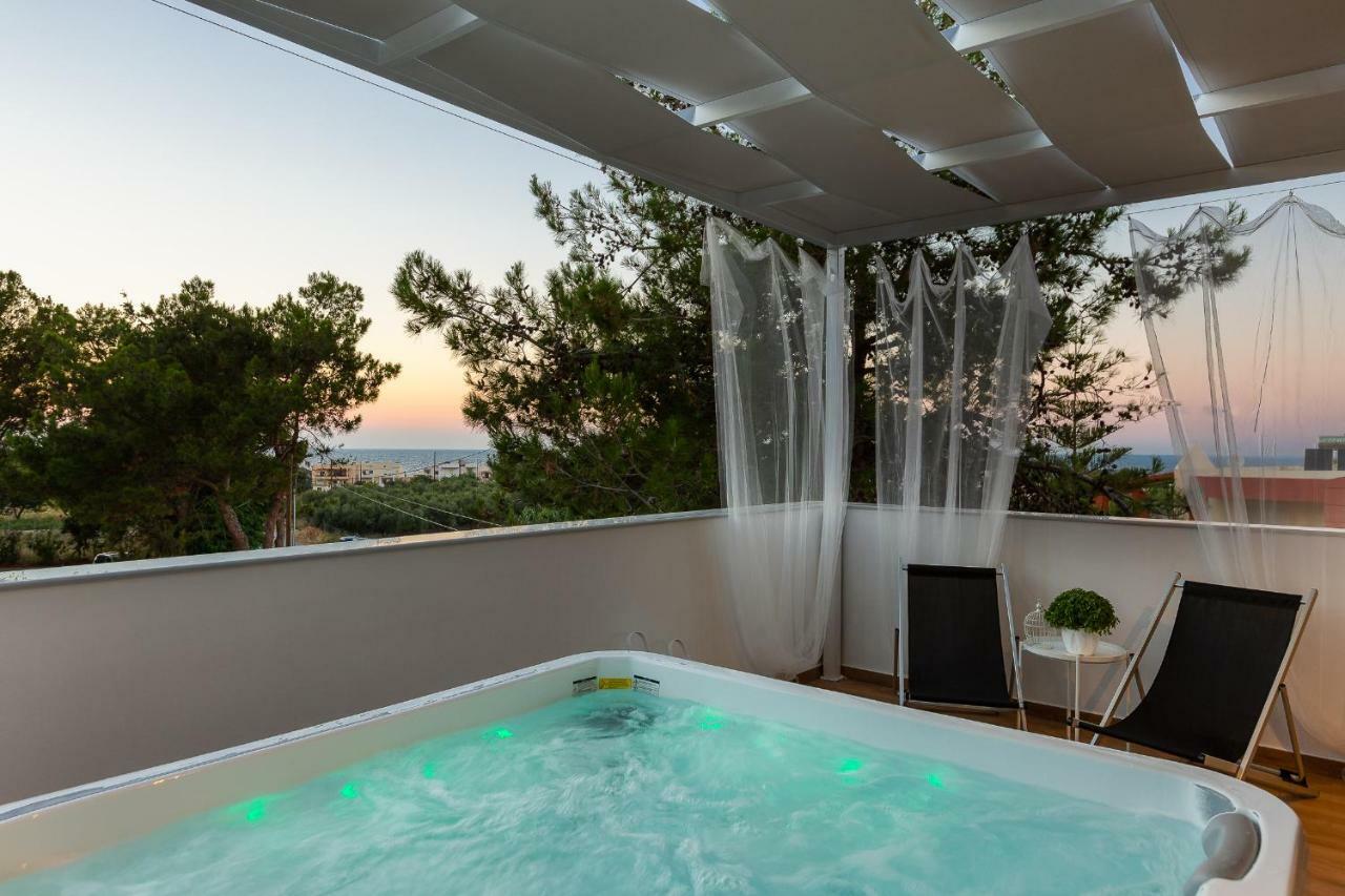 Nisos Villa, Pool & Heated Spawhirlpool, Walking To Beach, By Thinkvilla Sfáka Eksteriør billede